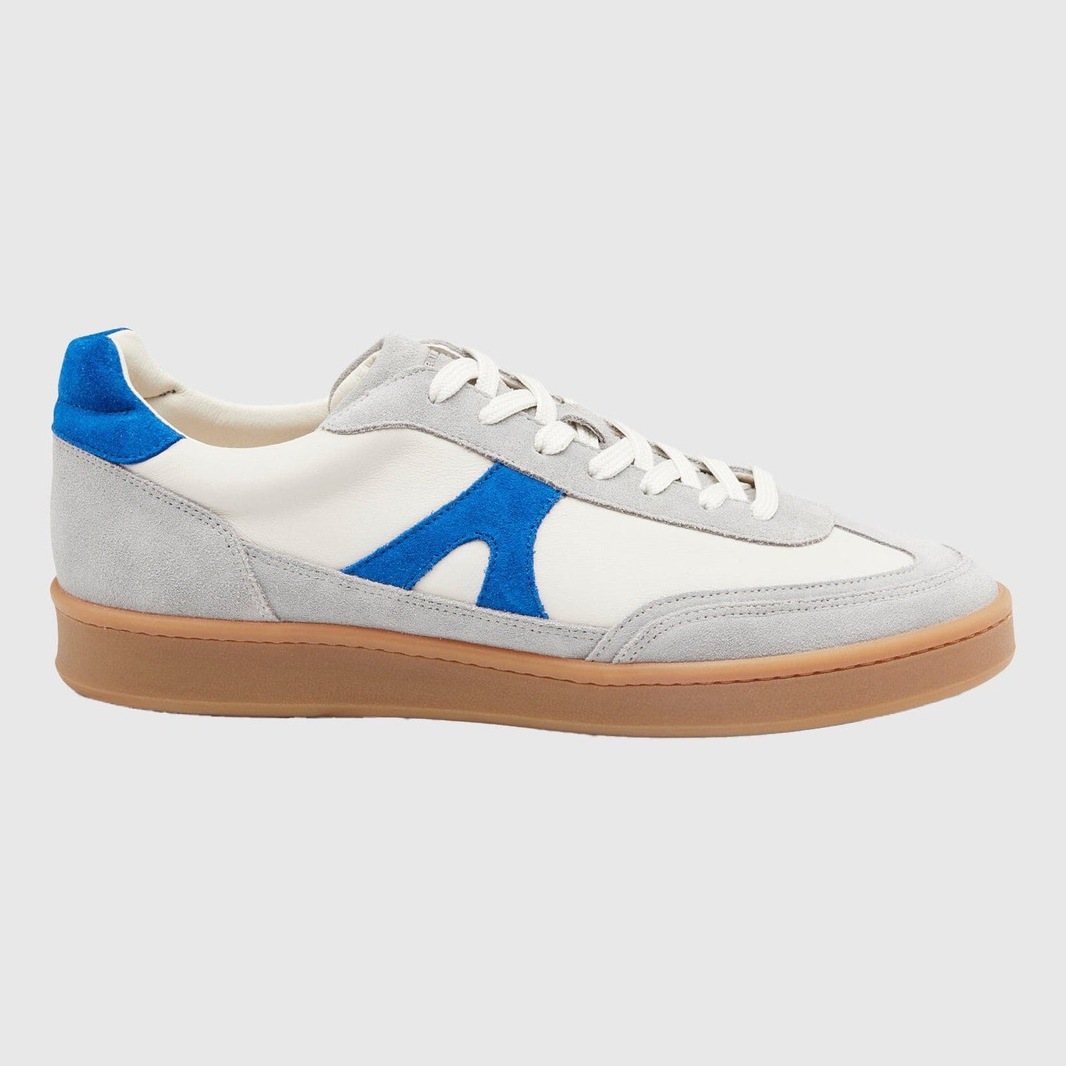 Garment Project Liga Sneakers - Off White / Blue Leather Mix Sneakers Garment Project 