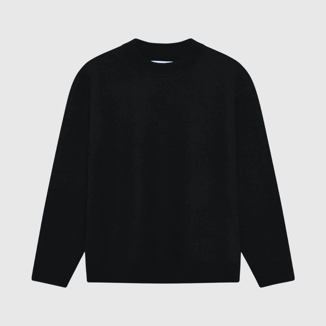 Garment Project Noah Knit - Black Knitwear Garment Project 