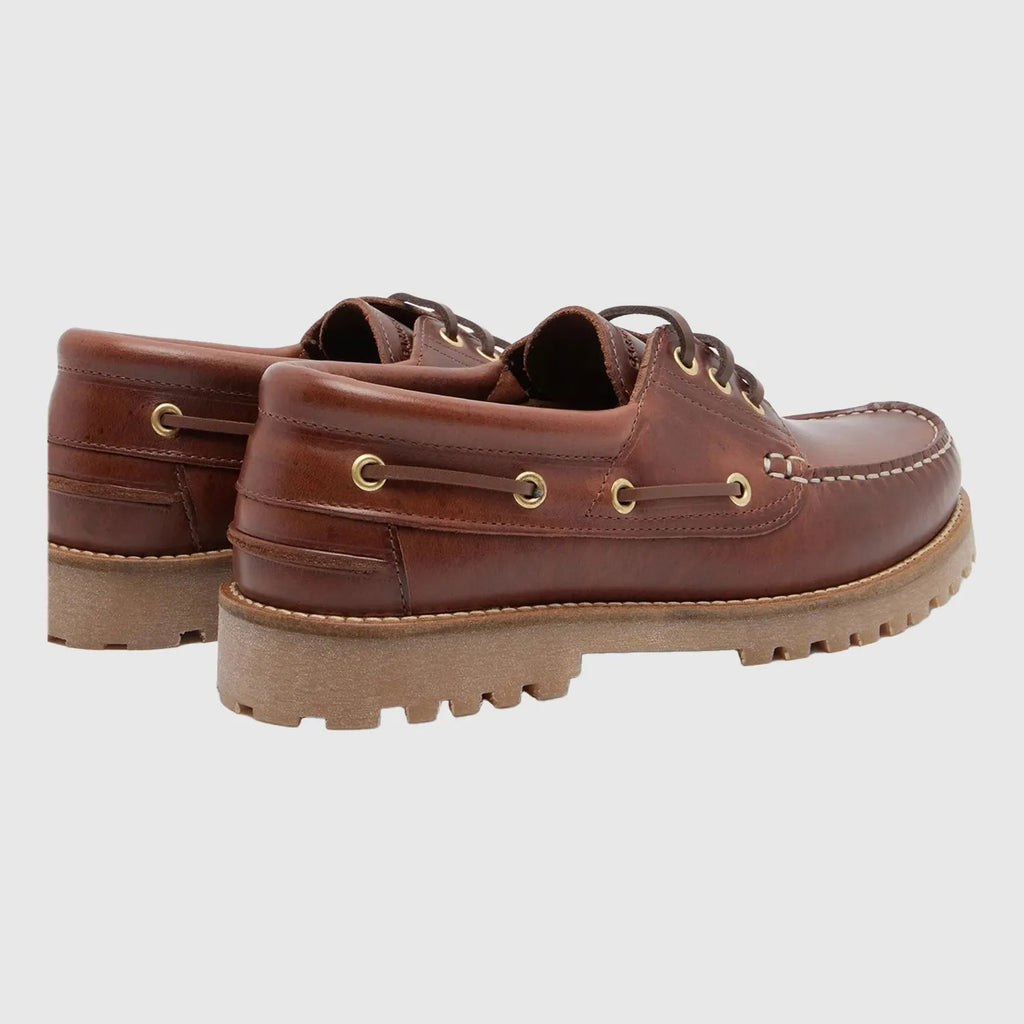 Garment Project Ollie Boat Shoe - Brown Leather Shoes Garment Project 
