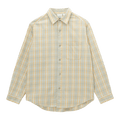 Gramicci Checkered Ombre Shirt - Mustard Shirt Gramicci 