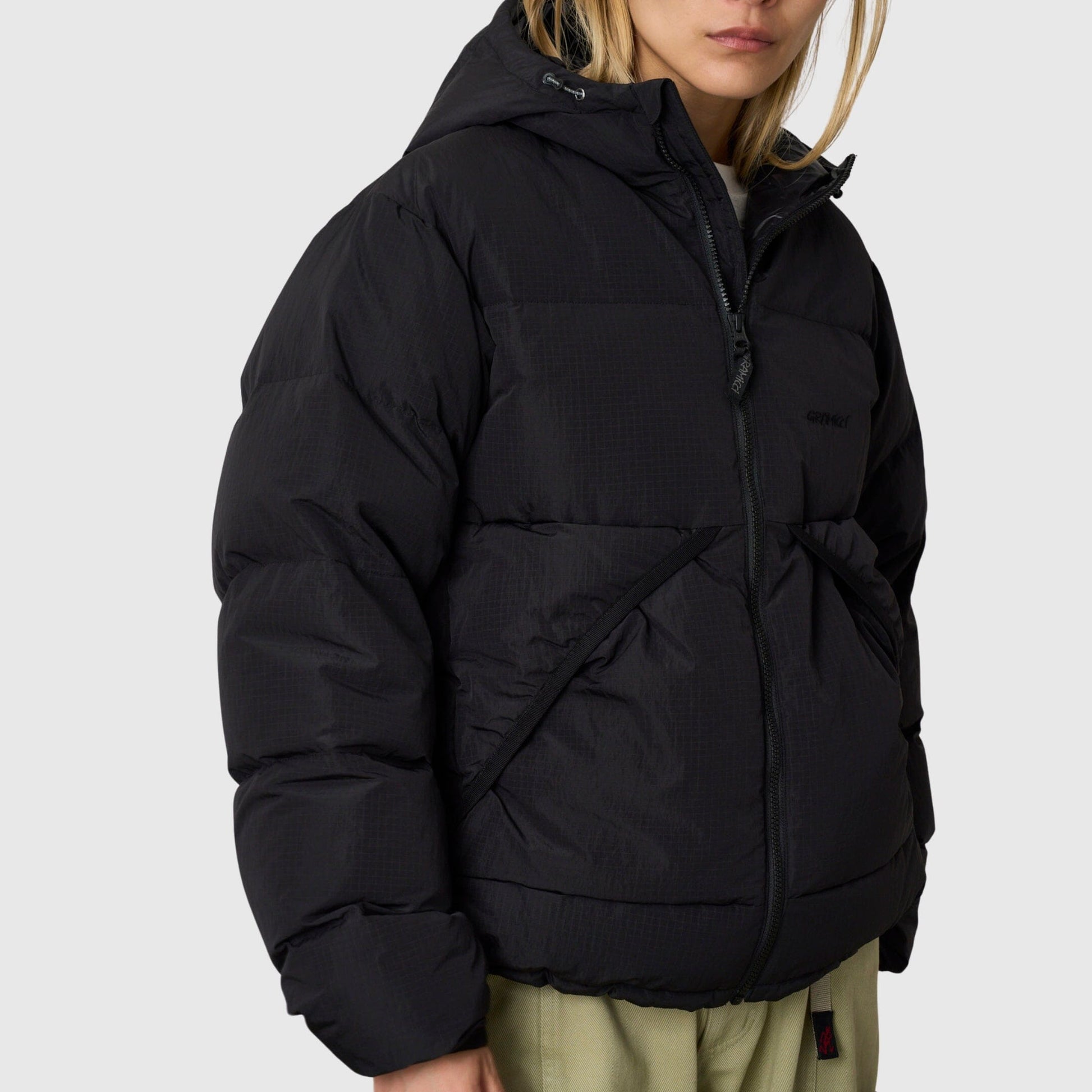 Gramicci Down Puffer Hooded Jacket - Black Jacket Gramicci 