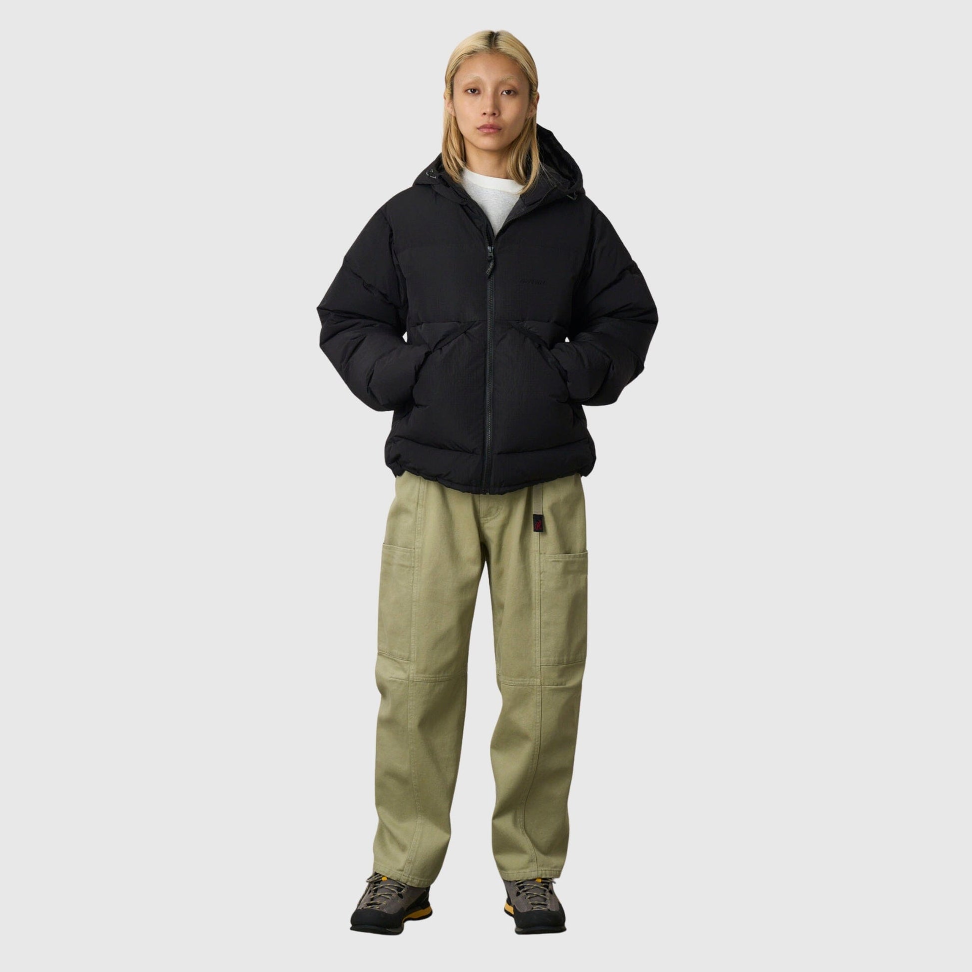 Gramicci Down Puffer Hooded Jacket - Black Jacket Gramicci 