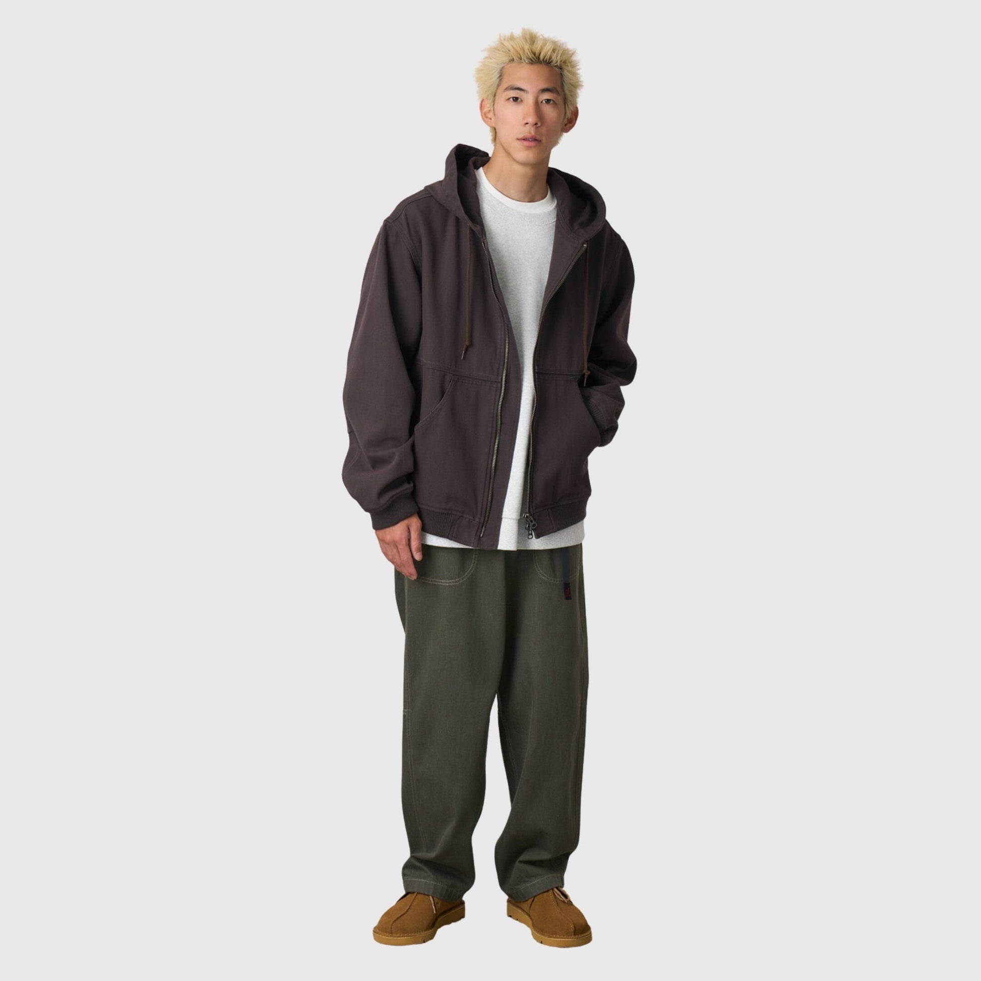 Gramicci El Cap Canvas Hooded Jacket - Umber Jacket Gramicci 