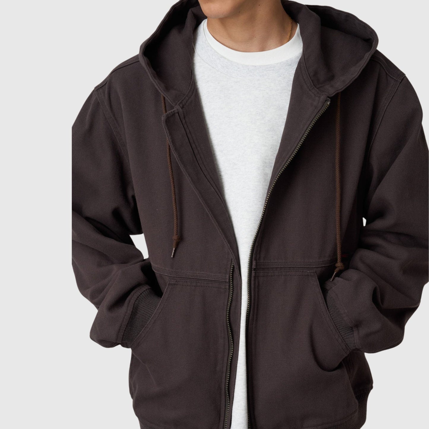 Gramicci El Cap Canvas Hooded Jacket - Umber Jacket Gramicci 