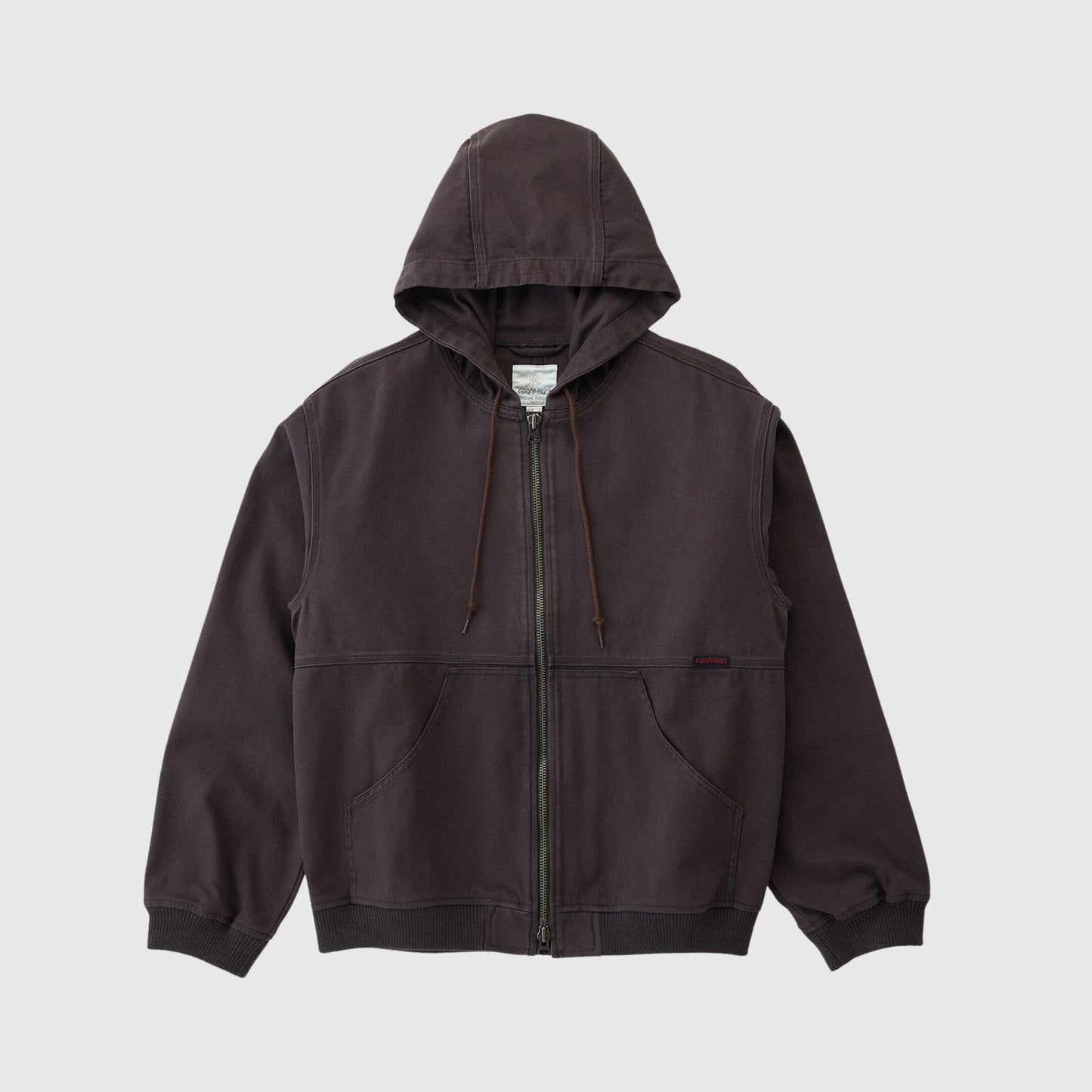 Gramicci El Cap Canvas Hooded Jacket - Umber Jacket Gramicci 