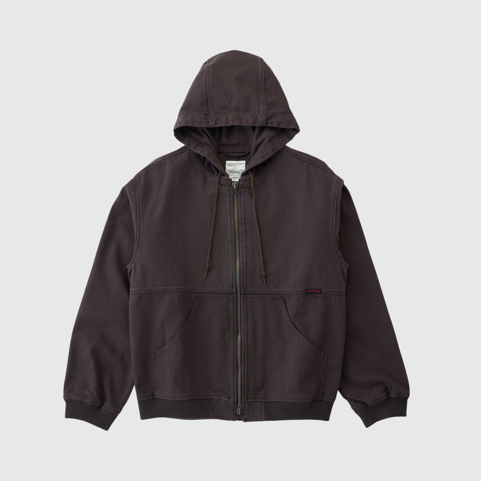 Gramicci El Cap Canvas Hooded Jacket - Umber Jacket Gramicci 
