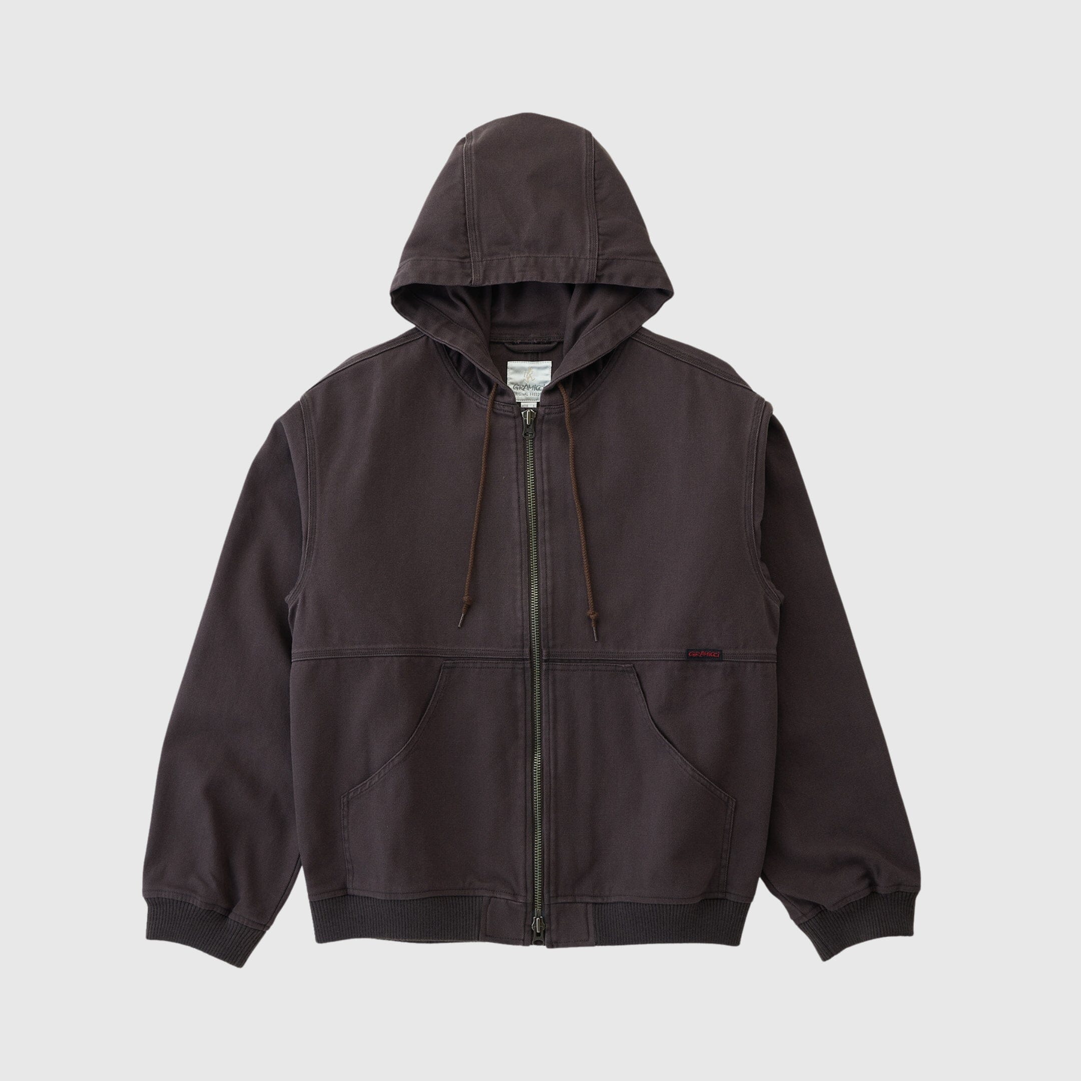 Gramicci El Cap Canvas Hooded Jacket - Umber Jacket Gramicci 