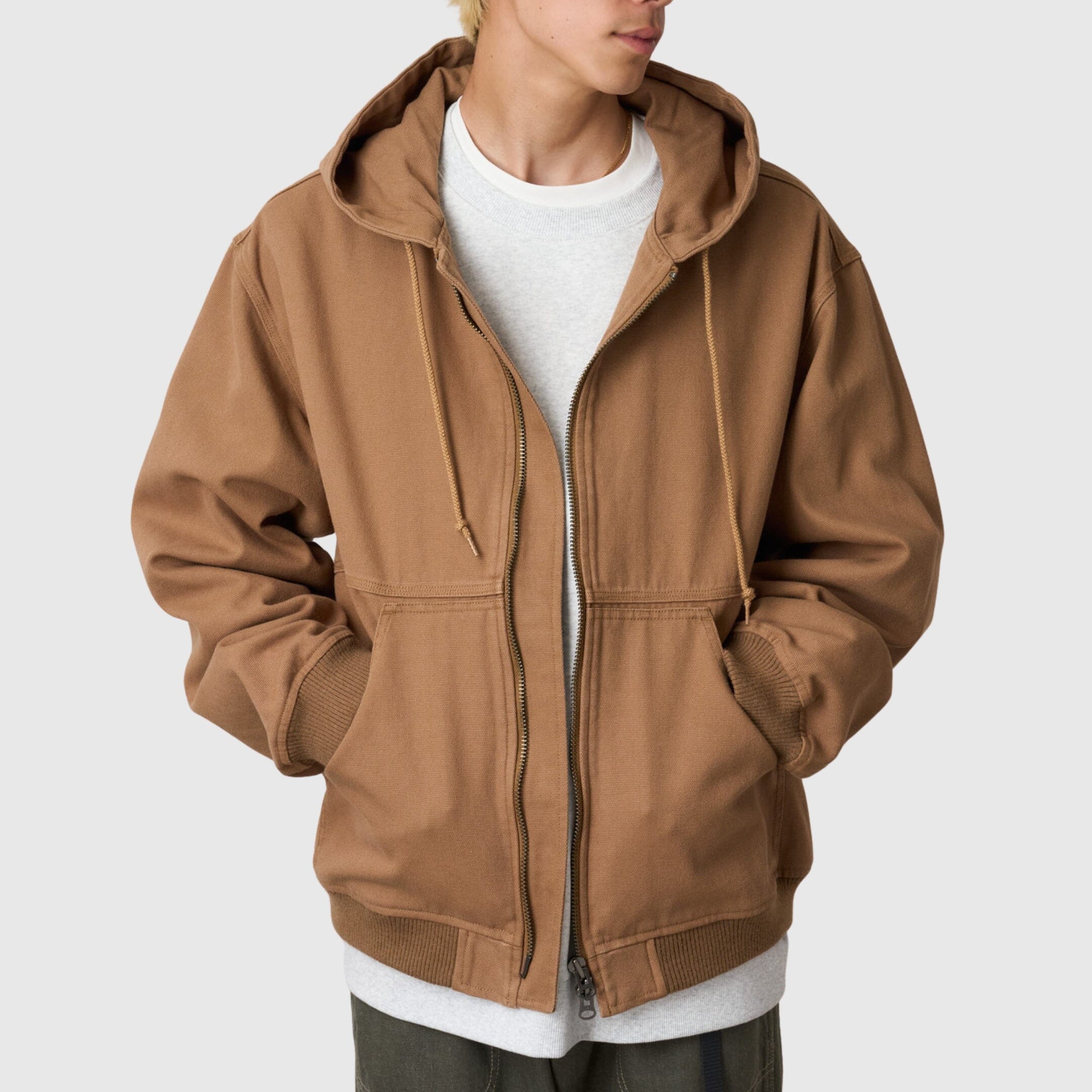Gramicci El Cap Canvas Hooded Jacket - Walnut Jacket Gramicci 