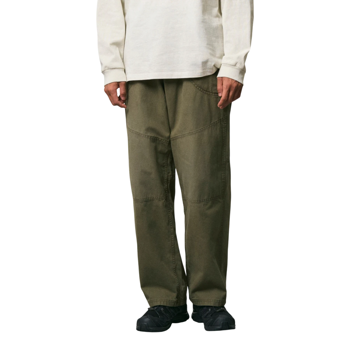 Gramicci - Hemp Canvas Double Knee Pant - Burnt Olive Pigment Bukse Gramicci 