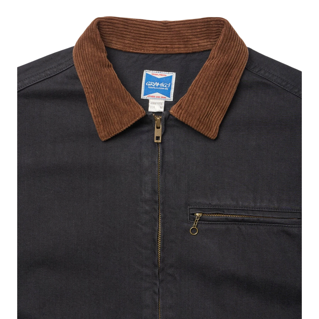 Gramicci - Japanese Denim Trucker - True Black Jakke Gramicci 