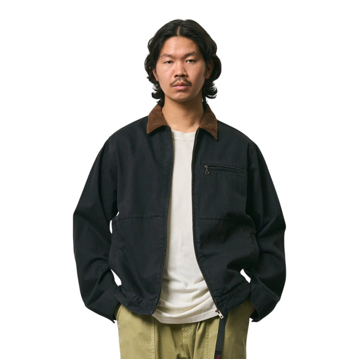 Gramicci - Japanese Denim Trucker - True Black Jakke Gramicci 
