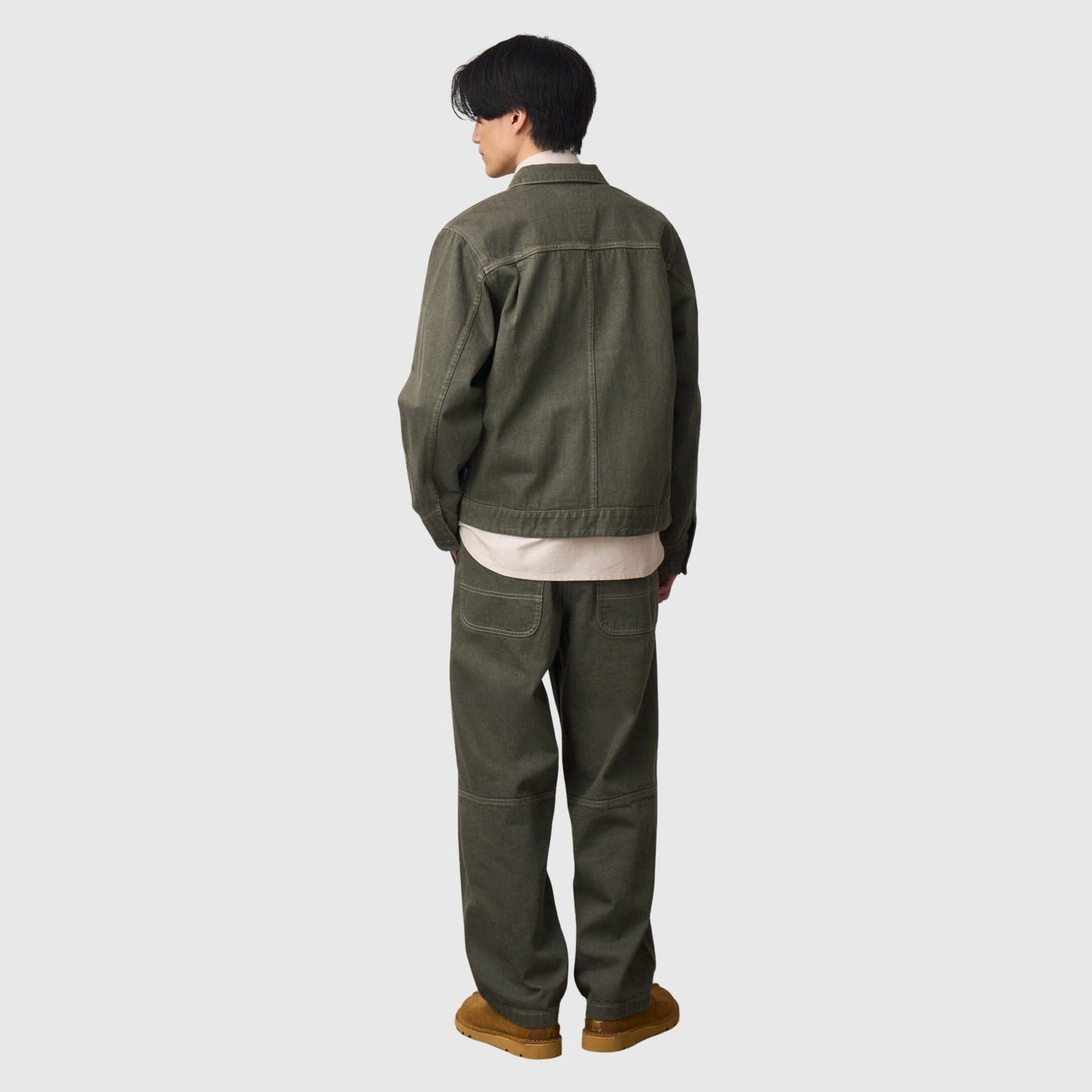 Gramicci Japanese Slub Denim Jacket - Dark Sage Jacket Gramicci 