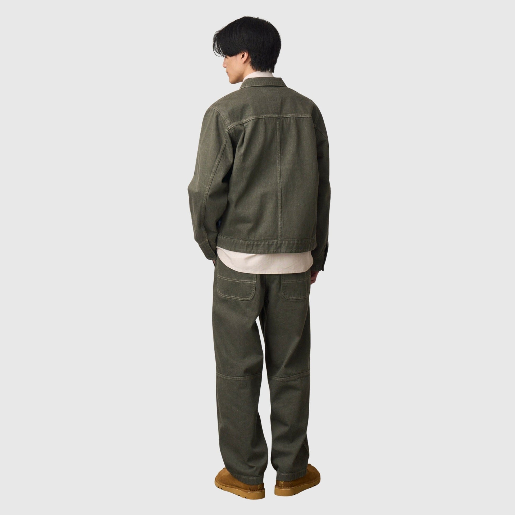 Gramicci Japanese Slub Denim Jacket - Dark Sage Jacket Gramicci 
