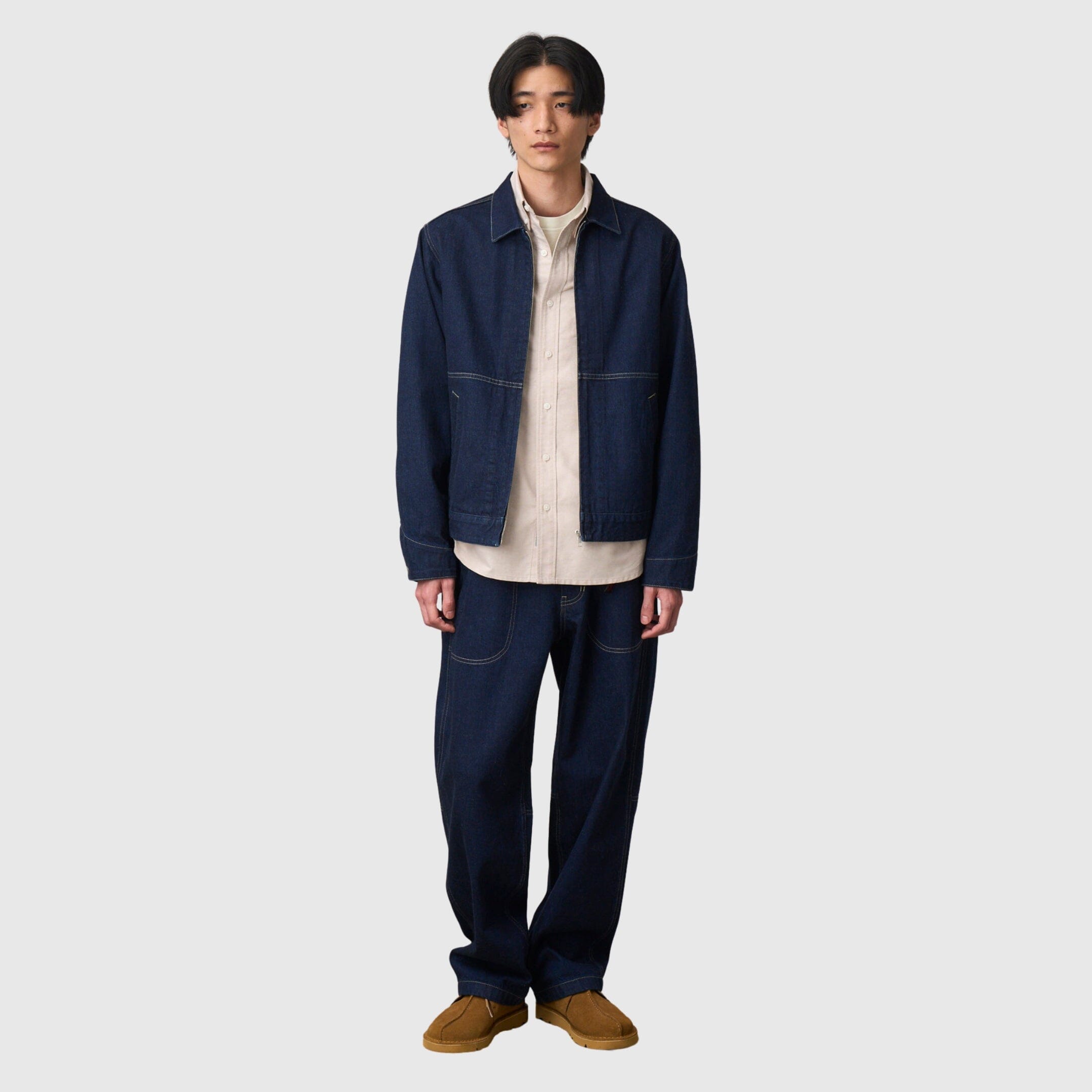 Gramicci Japanese Slub Denim Jacket - Indigo Jacket Gramicci 