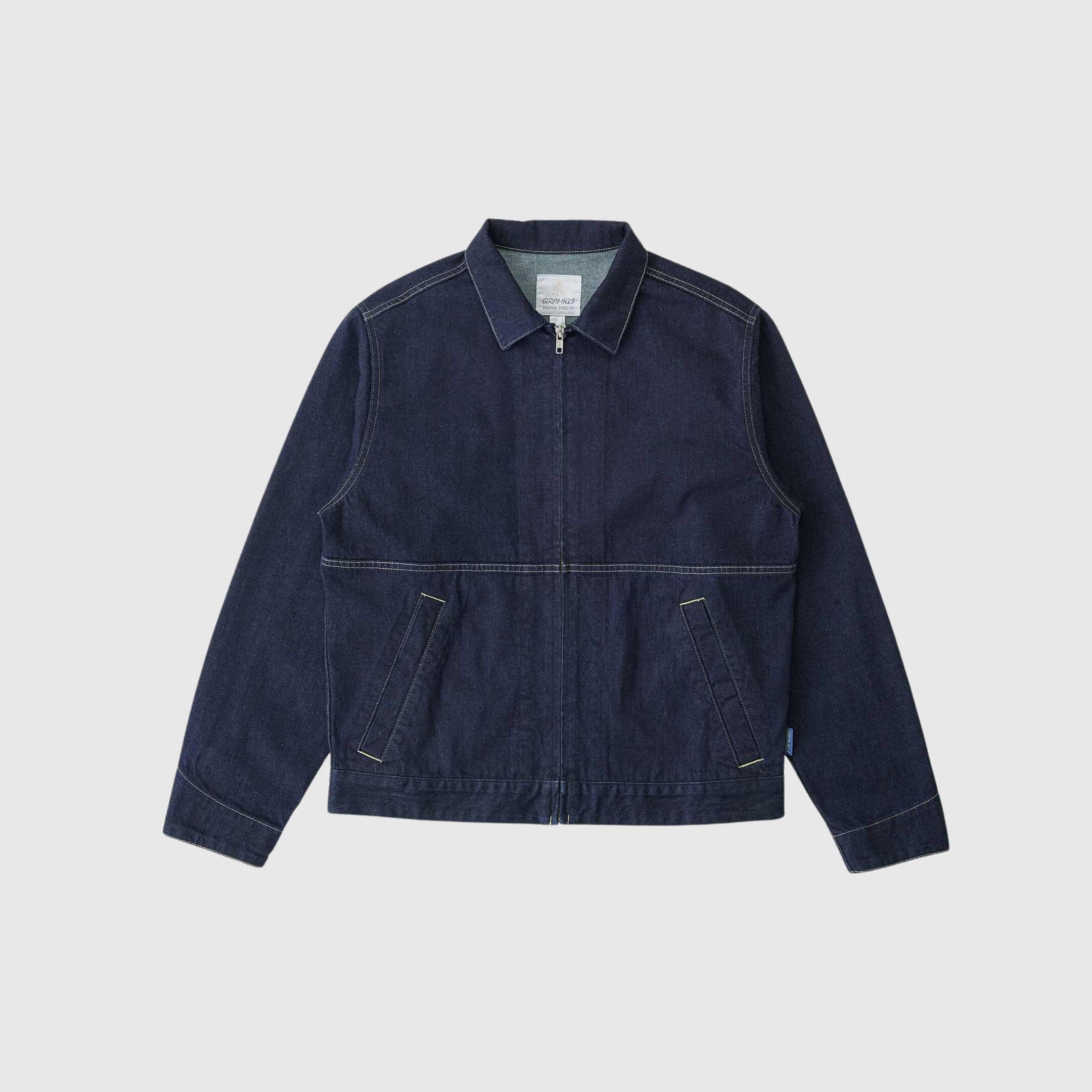 Gramicci Japanese Slub Denim Jacket - Indigo Jacket Gramicci 