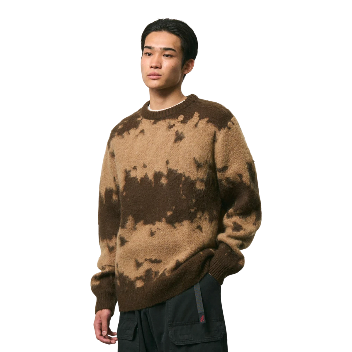 Gramicci - Mohair Splatter Sweater - Taupe Splatter Genser Gramicci 