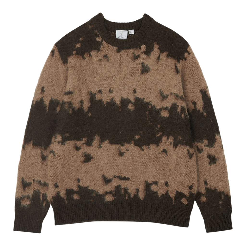 Gramicci - Mohair Splatter Sweater - Taupe Splatter Genser Gramicci 