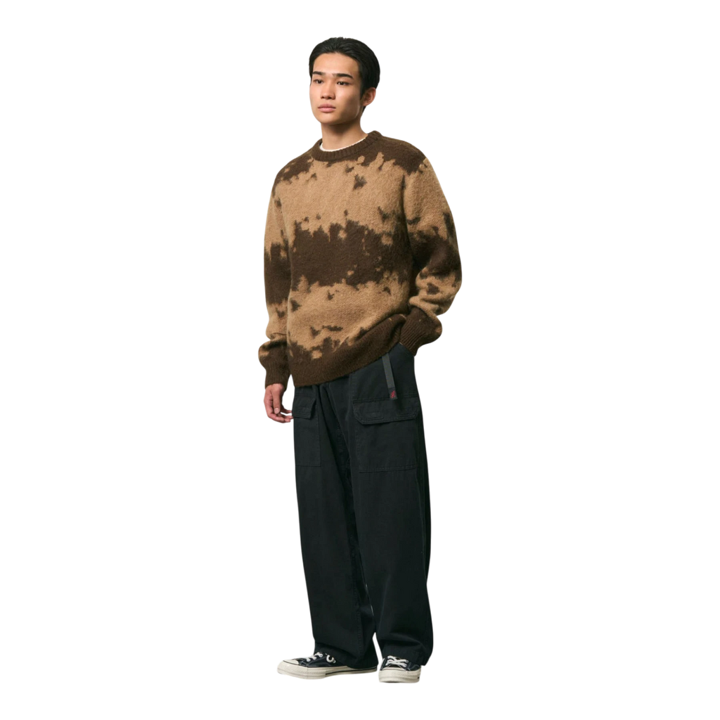 Gramicci - Mohair Splatter Sweater - Taupe Splatter Genser Gramicci 