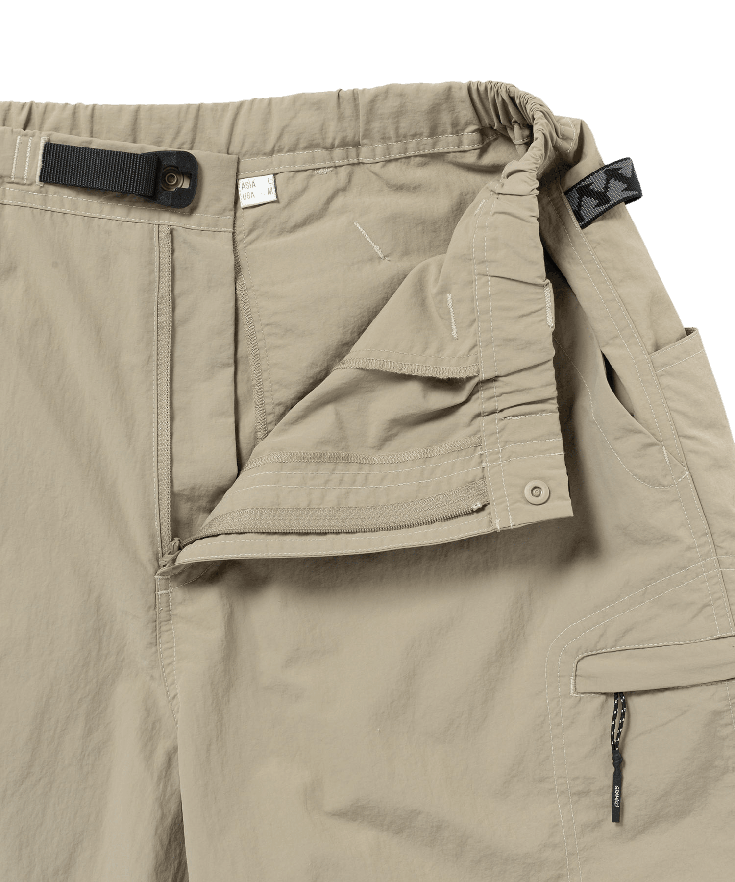 Gramicci Nylon Cliff Shorts - Milk Tea Shorts Gramicci 