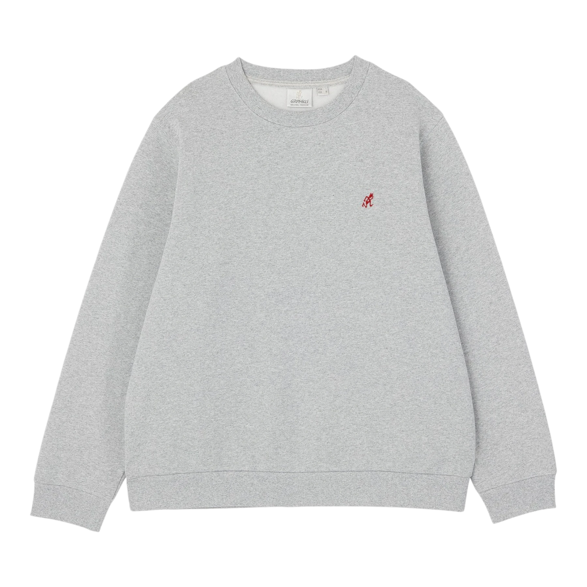 Gramicci - One Point Crew Sweatshirt - Grey Heather Genser Gramicci 