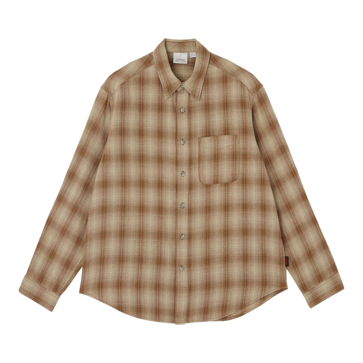 Gramicci - Piled Flannel Shirt - Sand Skjorte Gramicci 