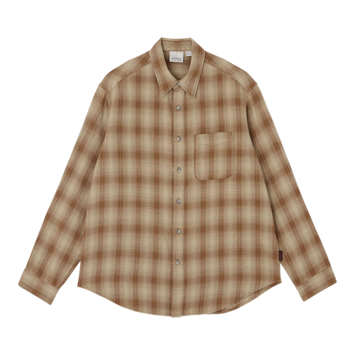 Gramicci - Piled Flannel Shirt - Sand Skjorte Gramicci 