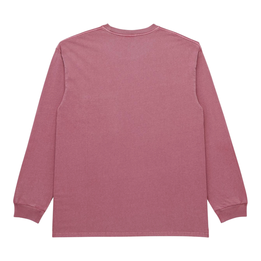 Gramicci Tee L/S Pocket Pigment Dyed - Red Pigment Longsleeve Gramicci 
