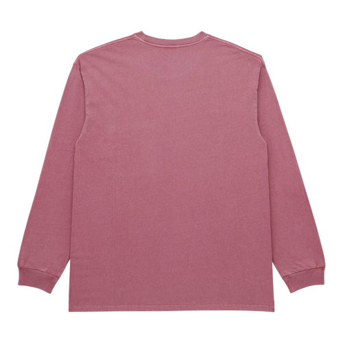 Gramicci Tee L/S Pocket Pigment Dyed - Red Pigment Longsleeve Gramicci 