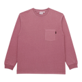 Gramicci Tee L/S Pocket Pigment Dyed - Red Pigment Longsleeve Gramicci 
