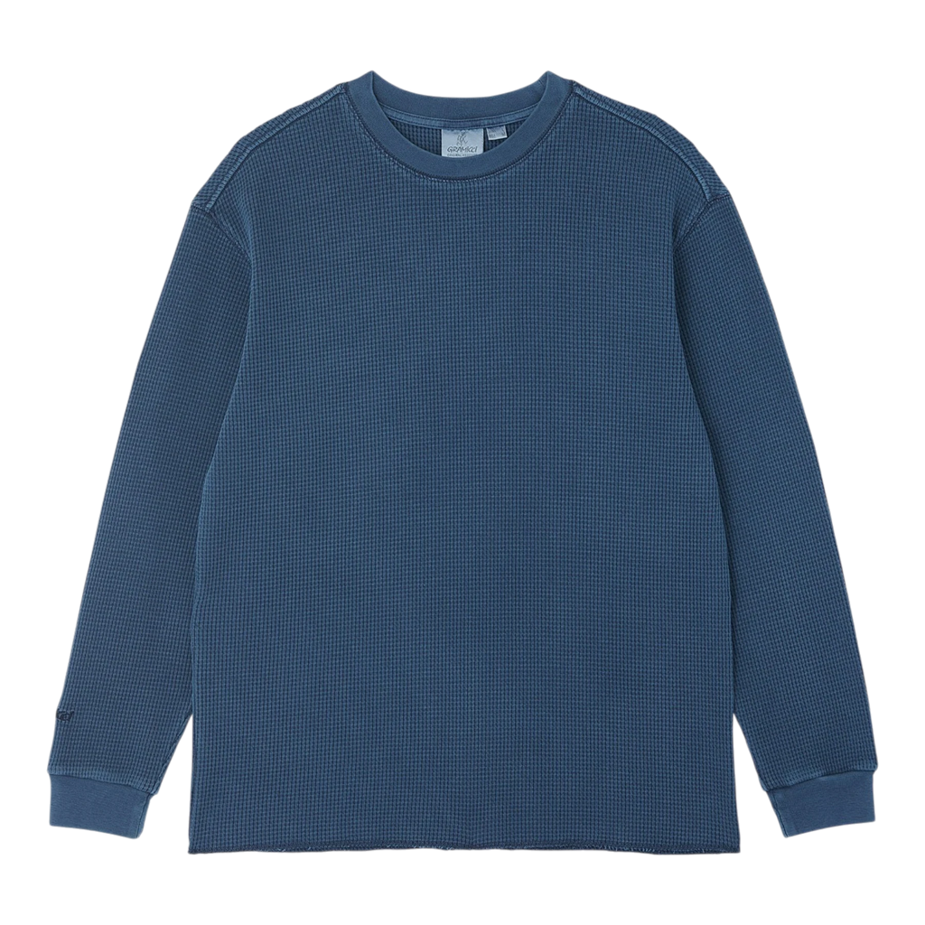 Gramicci - Waffle Crew - Dark Navy Pigment Genser Gramicci 