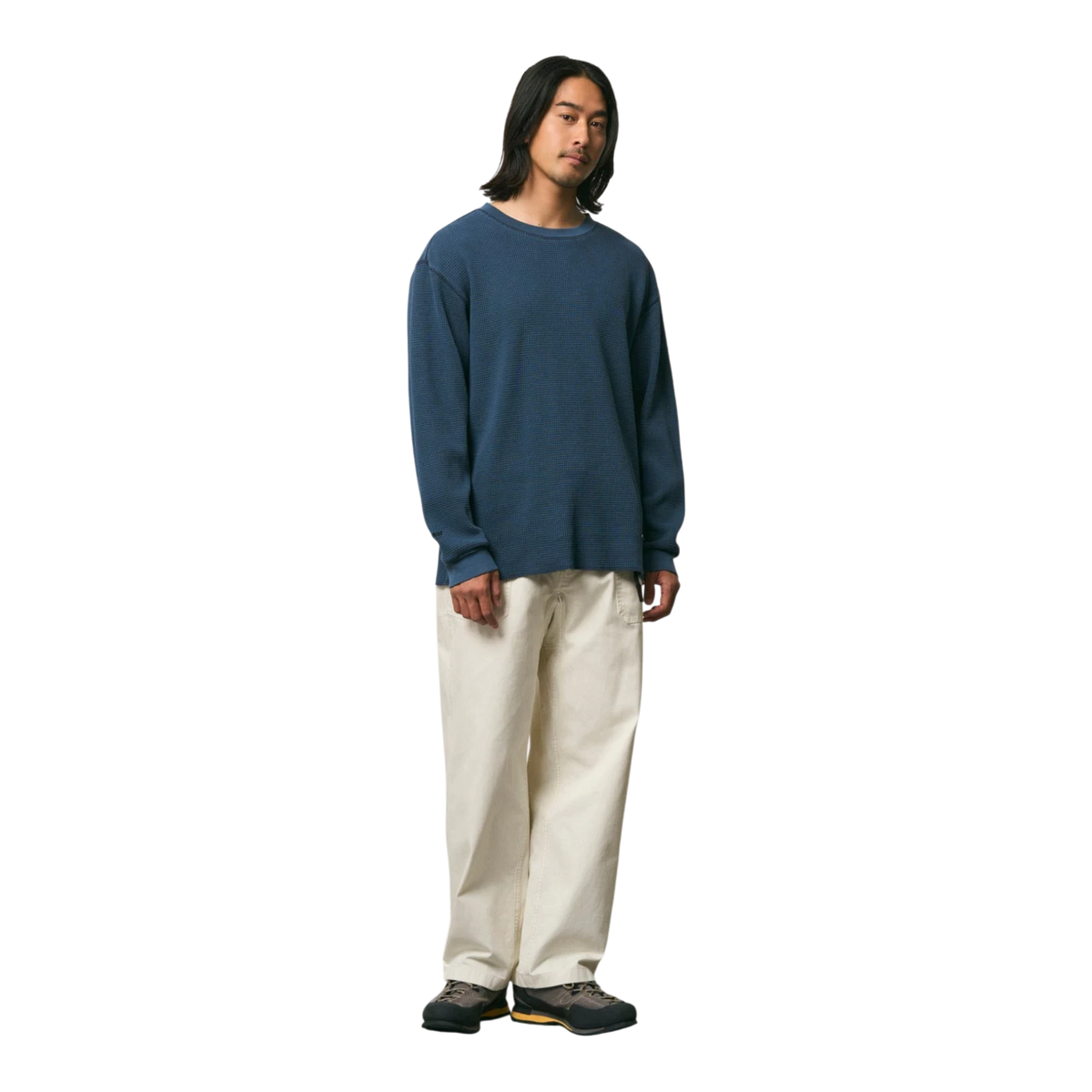 Gramicci - Waffle Crew - Dark Navy Pigment Genser Gramicci 