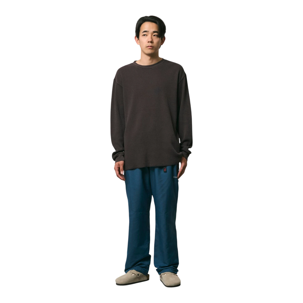 Gramicci - Waffle Crew - Fossil Pigment Genser Gramicci 
