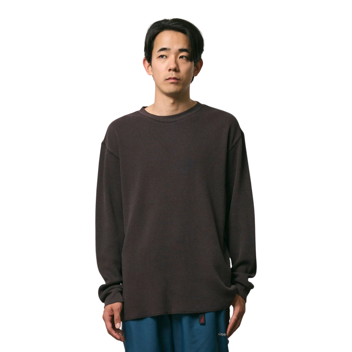 Gramicci - Waffle Crew - Fossil Pigment Genser Gramicci 