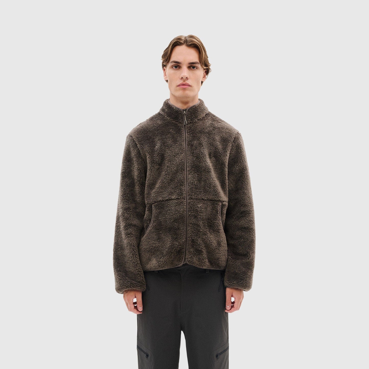 Hiking Patrol Adapt Plush Fleece Jacket - Dk Taupe Jacket Hiking Patrol 