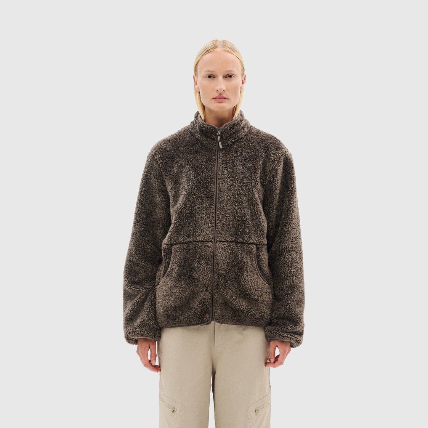 Hiking Patrol Adapt Plush Fleece Jacket - Dk Taupe Jacket Hiking Patrol 