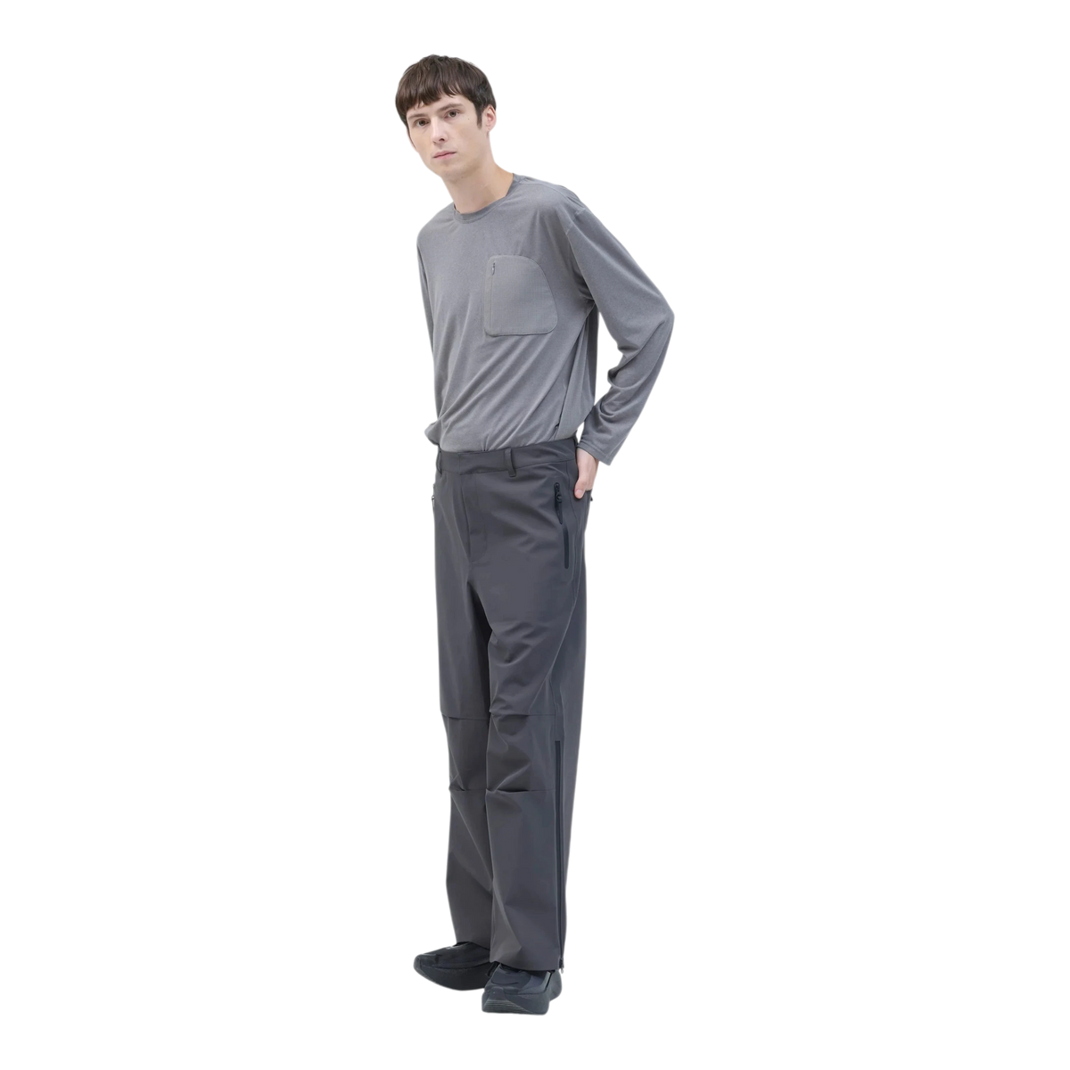 Hiking Patrol - Arc 3L Shell Trouser - Charcoal Black Bukse Hiking Patrol 