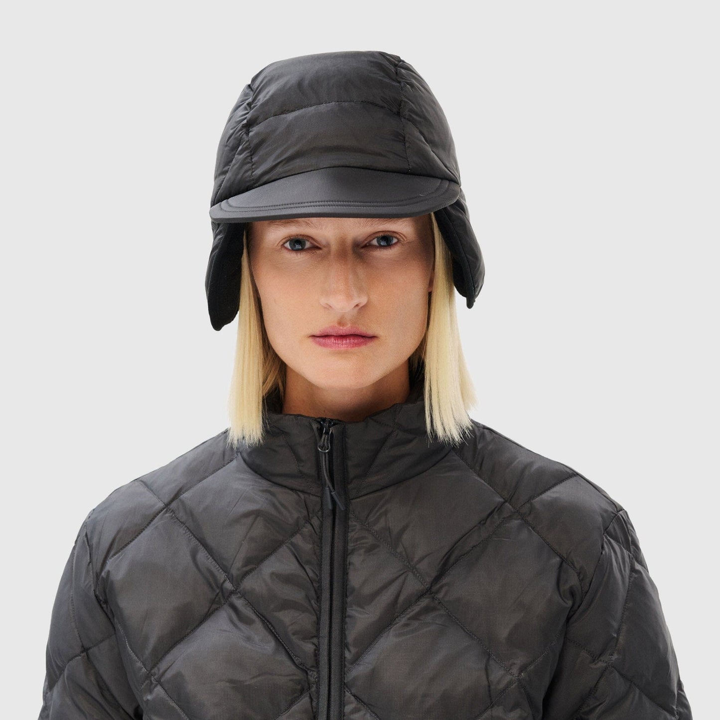 Hiking Patrol Base LT Down Hat - Charcoal Black Hat Hiking Patrol 