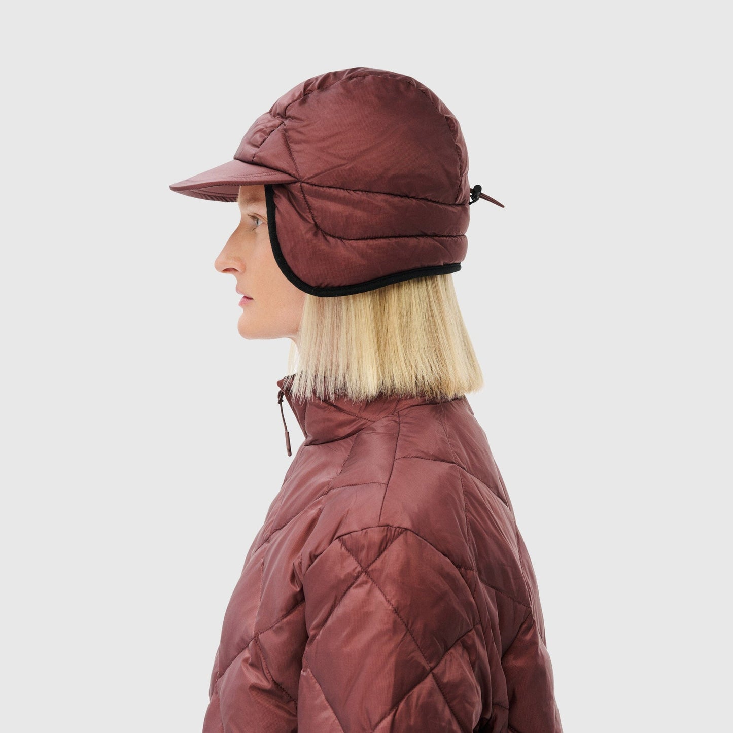 Hiking Patrol Base LT Down Hat - Maroon Hat Hiking Patrol 