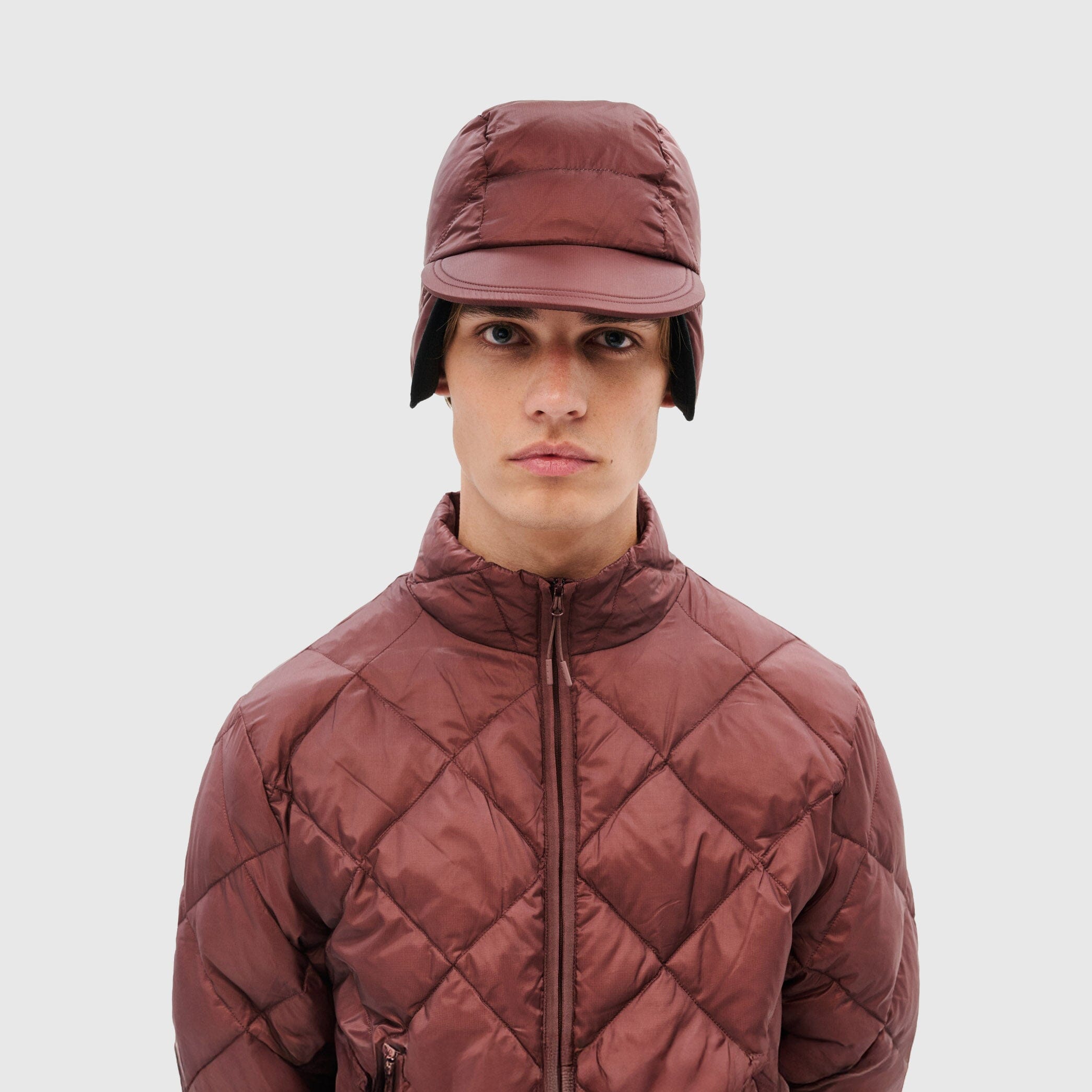 Hiking Patrol Base LT Down Hat - Maroon Hat Hiking Patrol 