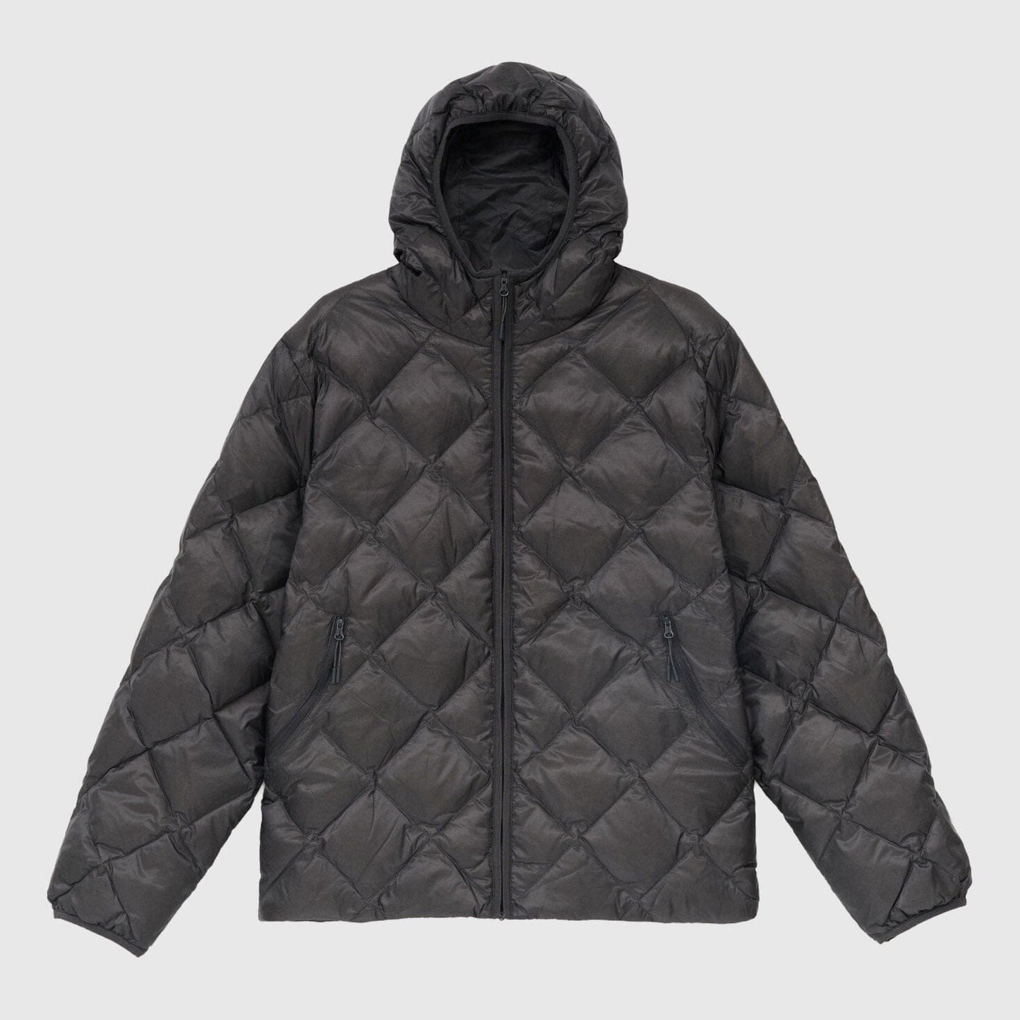 Hiking Patrol Base LT Down Hooded Jacket - Charcoal Black Coat Hiking Patrol 