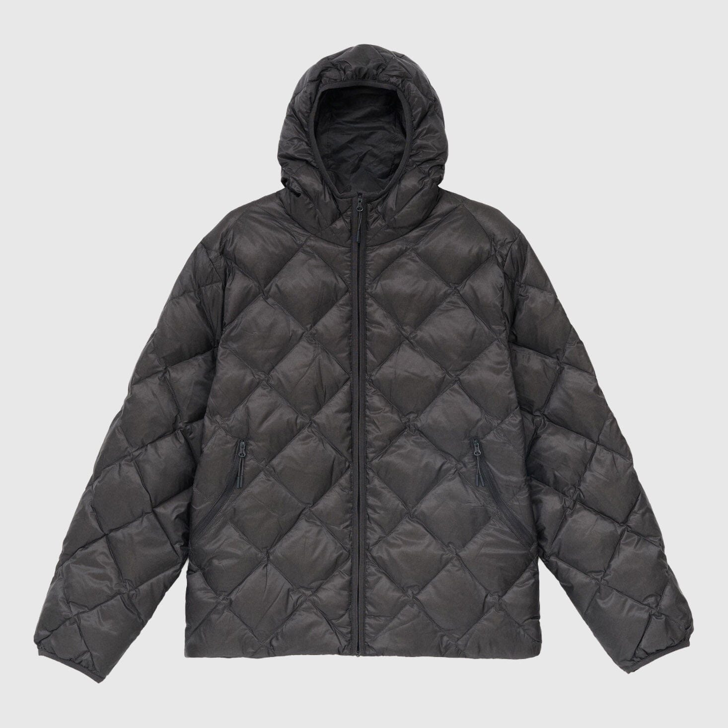 Hiking Patrol Base LT Down Hooded Jacket - Charcoal Black Coat Hiking Patrol 