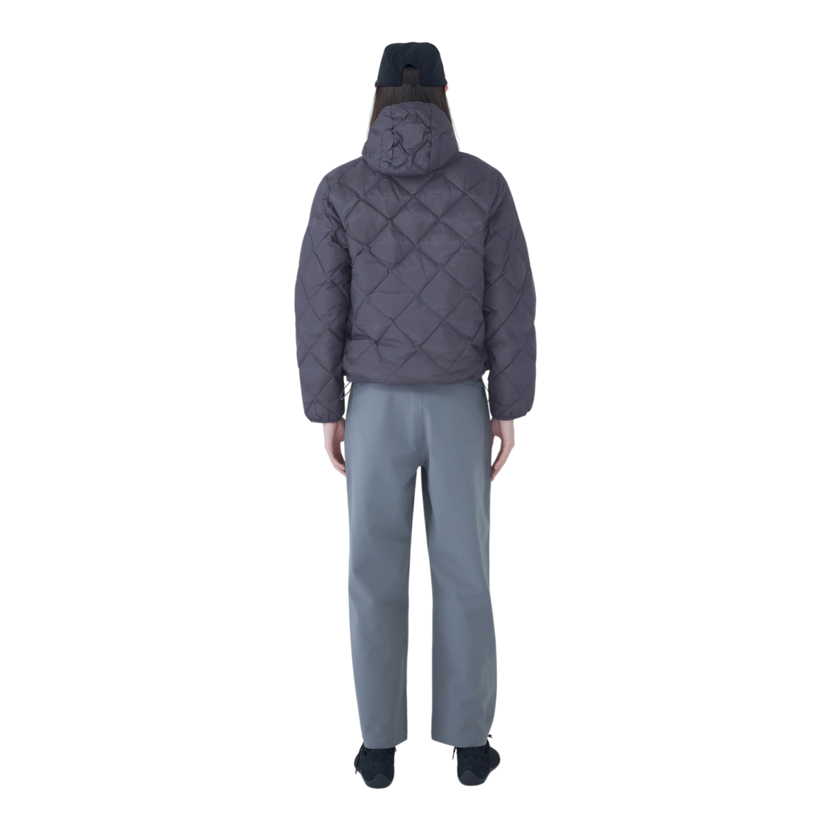 Hiking Patrol - Base Lt Down Hooded Jacket - Grey Jakke Hiking Patrol 
