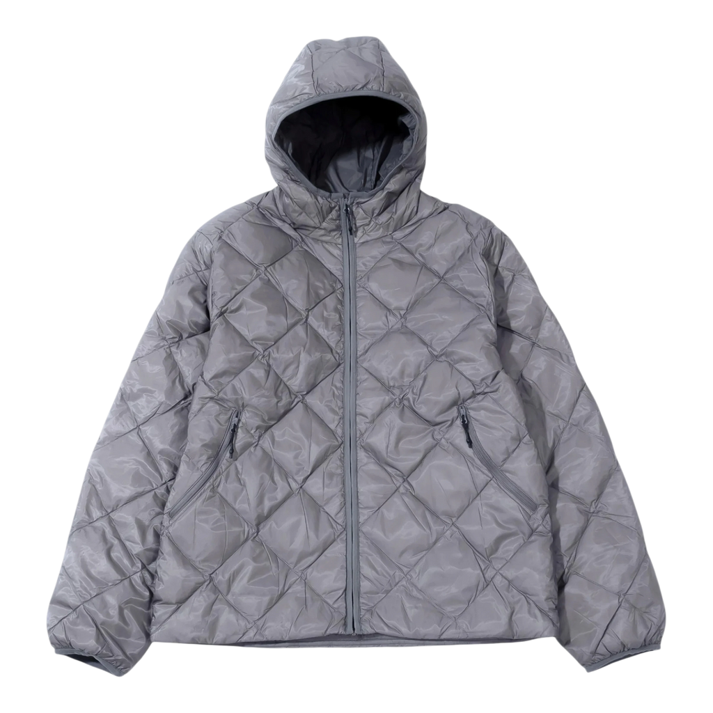 Hiking Patrol - Base Lt Down Hooded Jacket - Grey Jakke Hiking Patrol 