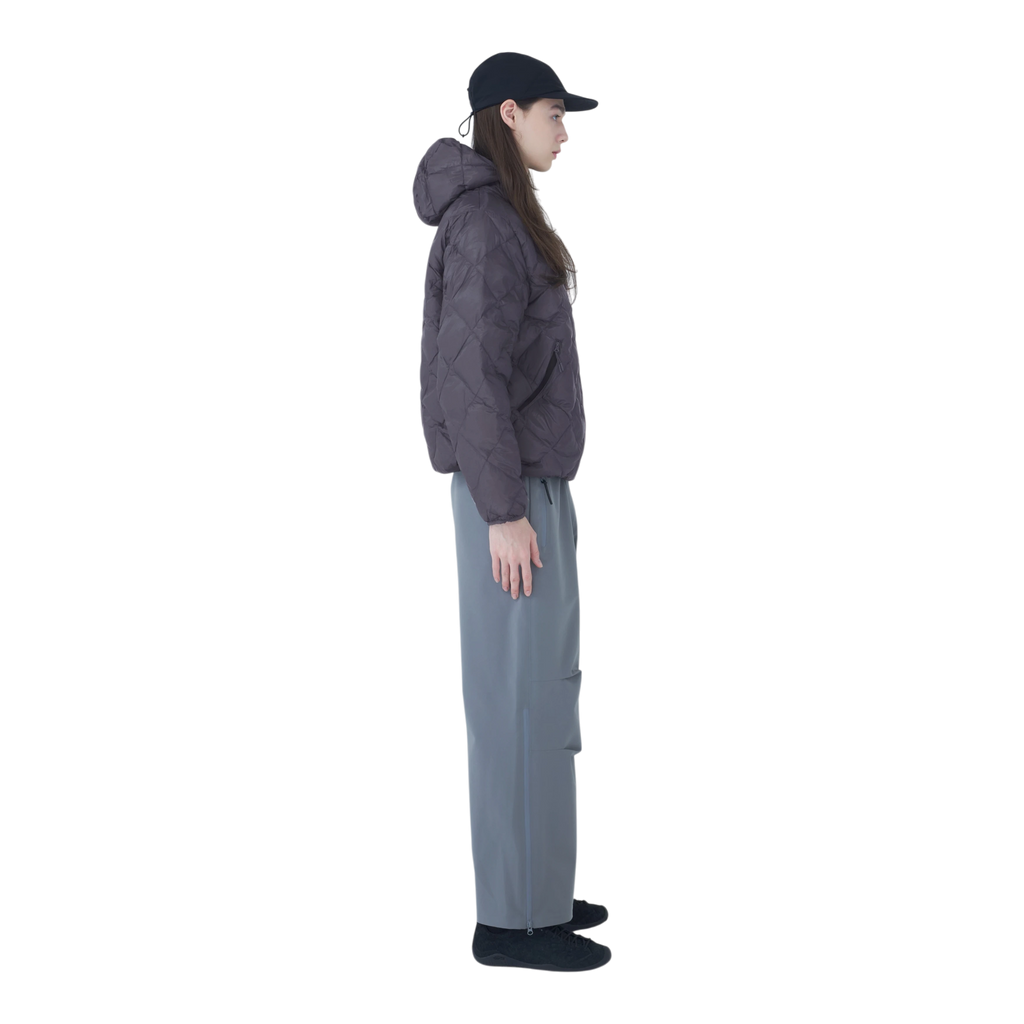Hiking Patrol - Base Lt Down Hooded Jacket - Grey Jakke Hiking Patrol 