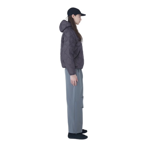 Hiking Patrol - Base Lt Down Hooded Jacket - Grey Jakke Hiking Patrol 
