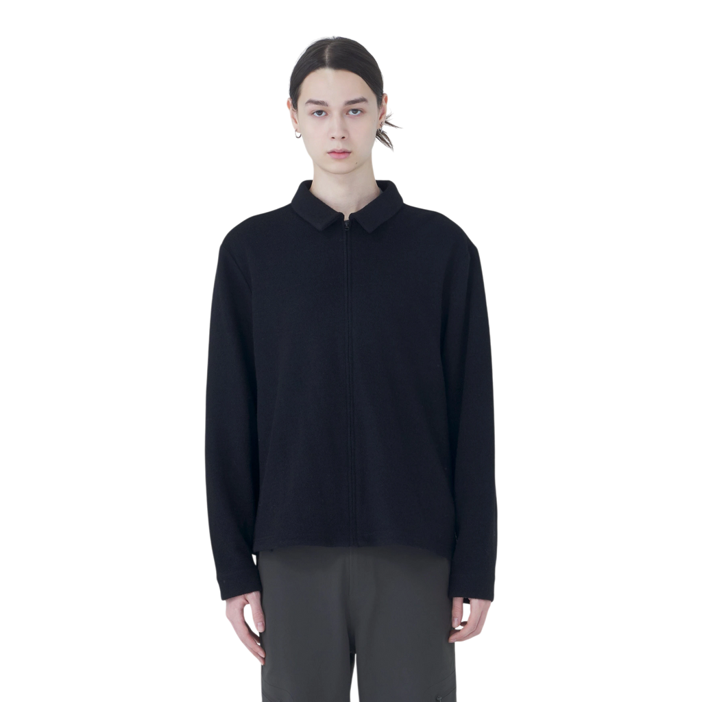 Hiking Patrol - Edge Knit Zip Shirt - Black Genser Hiking Patrol 