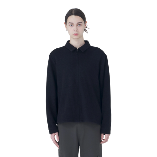 Hiking Patrol - Edge Knit Zip Shirt - Black Genser Hiking Patrol 