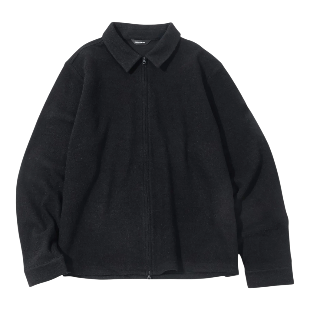 Hiking Patrol - Edge Knit Zip Shirt - Black Genser Hiking Patrol 