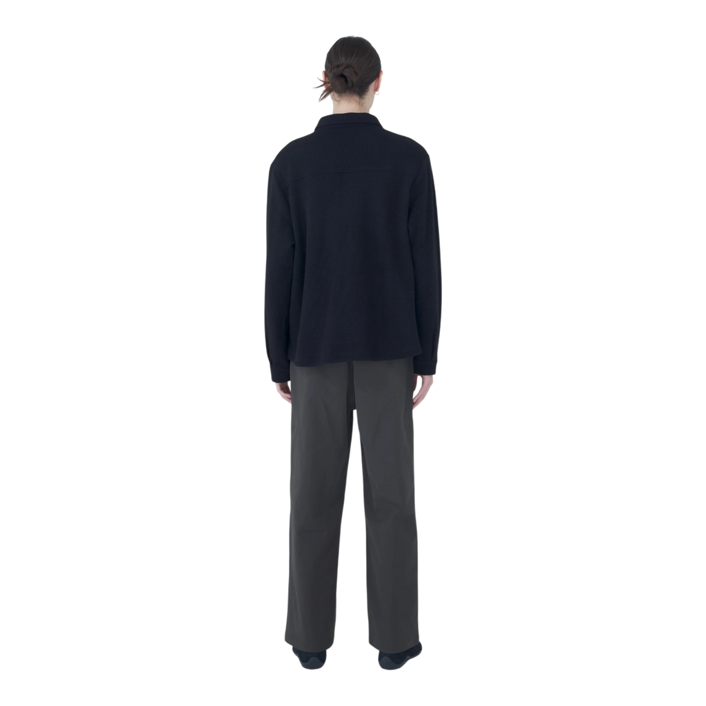 Hiking Patrol - Edge Knit Zip Shirt - Black Genser Hiking Patrol 