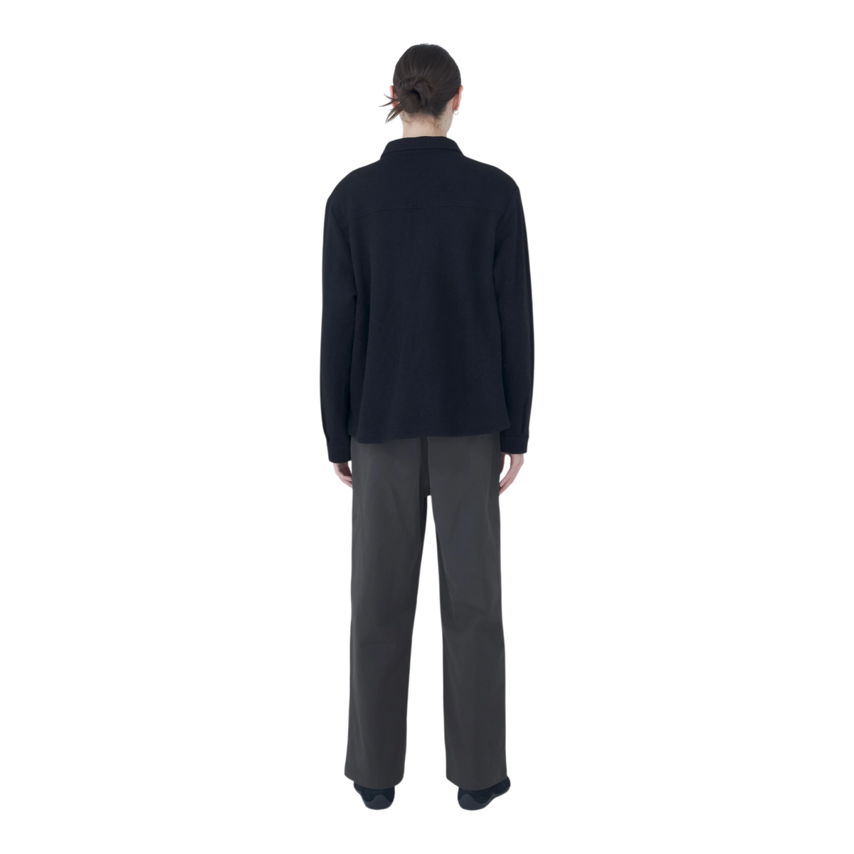 Hiking Patrol - Edge Knit Zip Shirt - Black Genser Hiking Patrol 